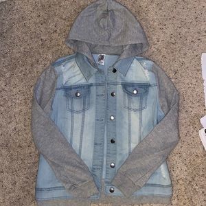 Jean/sweatshirt jacket